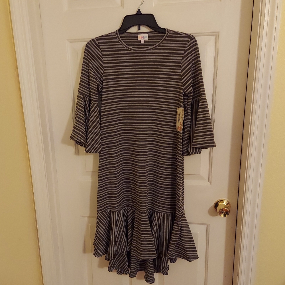 Nwt's Lularoe Maurine Striped Dress XS
